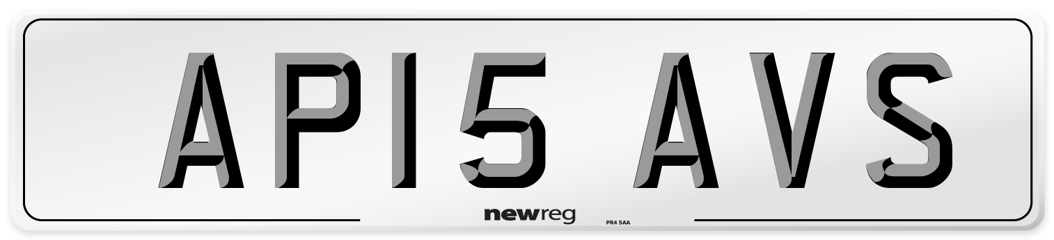 AP15 AVS Number Plate from New Reg